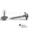 OPIOL QUALITY Roofing Screws Pozidriv 4.5 x 60 mm with 15 mm Washer, Stainless Steel A2 V2A, 200 Pack view 4