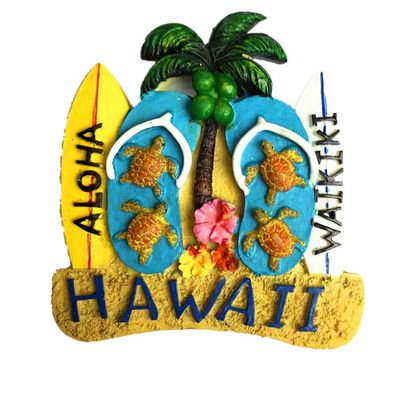 3D Hawaii USA Souvenir Refrigerator Magnet