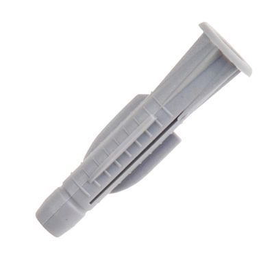 Nylon Wall Plugs, 10 mm Diameter, 60 mm Length, 25-Pack