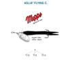 B-Creative Mepps Aglia Spinner Lure, Sea Trout, Pike, Perch, Salmon, Fly C, Silver/Black, 15 g view 1