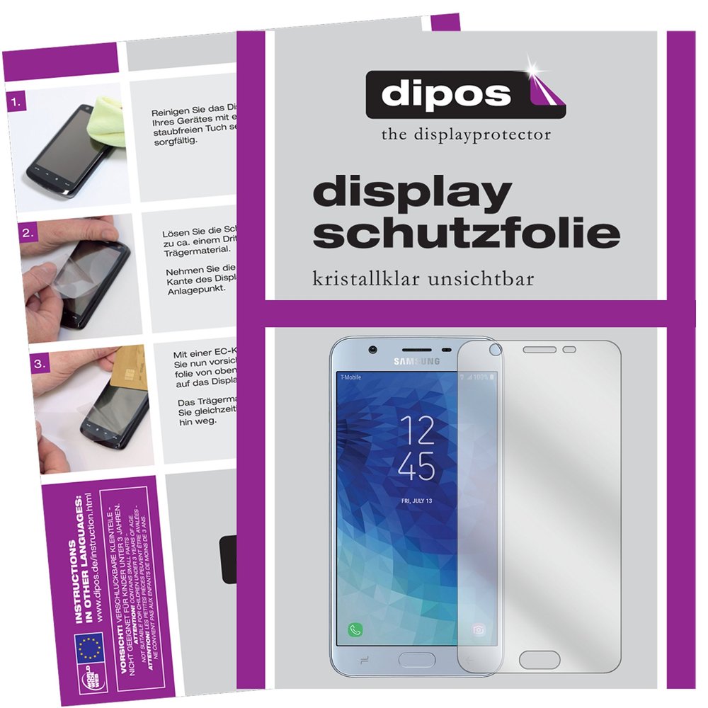 dipos 2x Clear Screen Protectors for Samsung Galaxy J7 Star
