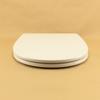 GLOBO Graze Toilet Seat, White, Stainless Steel Hinges, Standard or Soft-Close view 3