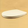 GLOBO Graze Toilet Seat, White, Stainless Steel Hinges, Standard or Soft-Close view 4