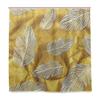 Mnsruu Golden Feather Shower Curtain with Hooks, 72 x 72 Inches view 1