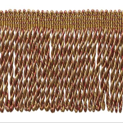 DecoPro 9-Meter Value Pack Burgundy/Wine Gold 6.35 cm Stainless Steel Wire Fringe Trim, Style #EF25, Color: 8539 (30 ft)