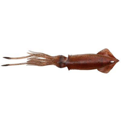 Savage Gear TPE Swim Squid Sea Lure, Red Brown, 12.5 cm / 25 g / 2 pcs.