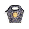 yibaihe Insulated Lunch Bag with Baroque Sun Face Pattern view 1