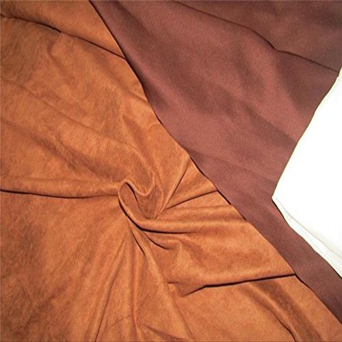puresilks Scuba Suede Knit Fabric, 150 cm Wide, Brown #18