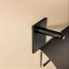 Toilet Paper Holder with Matte Black Cover, 12.5 x 5.5 x 11.5 cm view 3