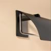 Toilet Paper Holder with Matte Black Cover, 12.5 x 5.5 x 11.5 cm view 4