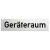 Trschilder24 Aluminum Door Sign “Equipment Room” 160 x 40 x 1.5 mm, Self-Adhesive view 1