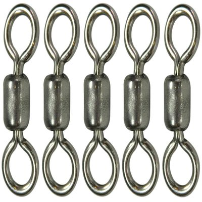 Solvkroken Extreme Swivels – 5 Sea Swivels, Size 2/0, 26 mm, 328 kg