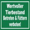 Valuable Livestock Sign, 45 × 30 cm, 3 mm Rigid Foam view 1
