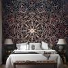 decomonkey Mandala Photo Wallpaper, 350 x 256 cm, XL, Blue Oriental Ornament Pattern view 4