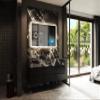 LED Bathroom Mirror with Lighting, 190 x 90 cm, Made to Measure, Frameless view 3