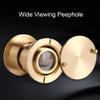 28 mm Wide-Angle Door Viewer, Zinc Alloy, Gold-Colored view 3