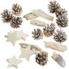 Glorex Bleached Linden Wood Craft Mix, 1,000 g view 1