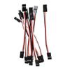 Yiqigou 10-Pack 10 cm JR 3-Pin Male-to-Male Servo Extension Cables view 1