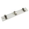 INOFIX Beech Wood Clothes Hook, 3 White Metal Heads view 2