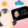Mr. & Mrs. Panda Owl France Bath Mat – “La vie est belle” view 2