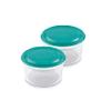 HEGA Palermo Round Lunch Boxes, 1 Liter, Set of 2, Assorted Colors view 1