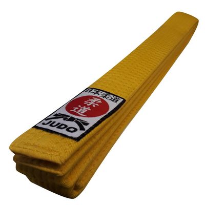 Budodrake Yellow Judo Belt with Judo Label (350)
