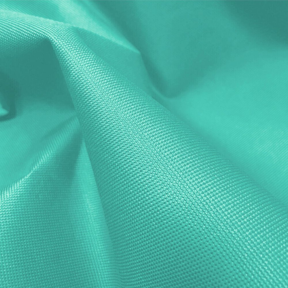 A-Express Heavy-Duty Durable Thick Waterproof 600D Canvas Fabric, Turquoise, 1 Meter (100 x 150 cm)