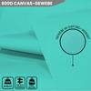 A-Express Heavy-Duty Durable Thick Waterproof 600D Canvas Fabric, Turquoise, 1 Meter (100 x 150 cm) view 3
