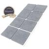 Adsamm 8 Self-Adhesive Felt Pads, Gray, 50 x 50 mm, Square, 3.5 mm Thick view 2