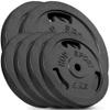 Hop-Sport 40 kg Cast-Iron Weight Plates, 30 mm, 4 x 5 kg + 2 x 10 kg view 1