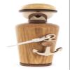 Kuhnert Incense Smoker Figurine “Seebär” – Fine Oak – 17 cm – Made in Germany view 1