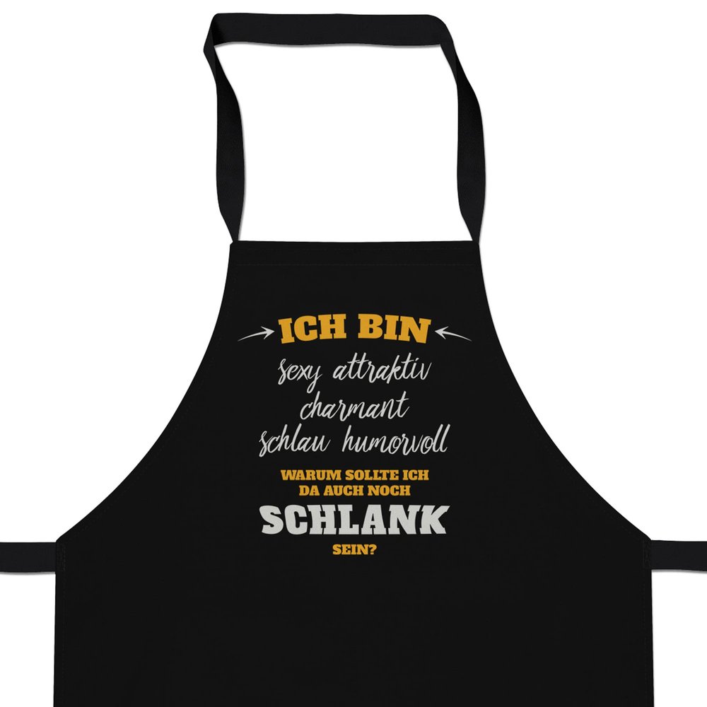 Fashion Alarm Apron – “Sexy, Why Should I Also Be Slim?” | Cooking & Grilling Apron