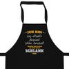 Fashion Alarm Apron – “Sexy, Why Should I Also Be Slim?” | Cooking & Grilling Apron view 1