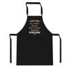 Fashion Alarm Apron – “Sexy, Why Should I Also Be Slim?” | Cooking & Grilling Apron view 2