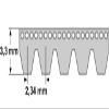 ConCar V-Ribbed Belt Profile: 14 PJ, 1054 mm / 41.5 J, Standard: DIN 7867 view 2
