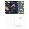 DIYthinker Pink Wildflower Plant Banana Color Thank-You Postcard Set, 20 Pieces, 5.7 x 3.8 Inches, Multicolor view 1