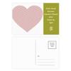 DIYthinker Parallel Lines Valentine's Day Red Poetry Postcard Set, Thank-You Cards, 20-Pack, 5.7 x 3.8 in, Multicolor view 1
