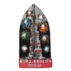 Dubai Burj Khalifa 3D Refrigerator Magnet Tourist Souvenir view 1