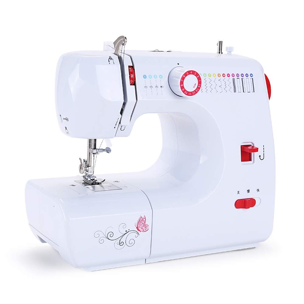 CGOLDENWALL Portable Mini Sewing Machine with 16 Stitches and Automatic Needle Threader