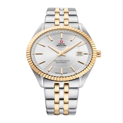 Swiss Military by Chrono Men's Quartz Watch, Two-Tone Stainless Steel Bracelet, SM34065.05