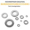VIGRUE 684-Piece Flat and Lock Washer Set, A2-70 Stainless Steel, 9 Sizes (M2–M12) view 2