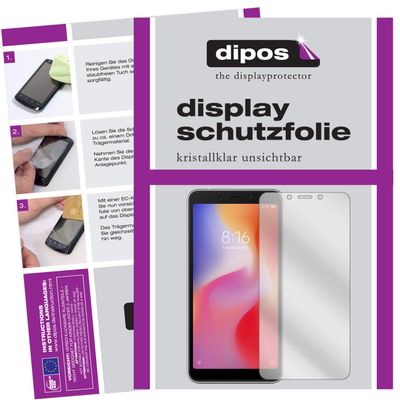dipos 2-Pack Clear Screen Protectors for Xiaomi Redmi 6A