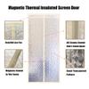 LIVEINU Magnetic Thermal Door Curtain, Insect Screen, Blue, 120 x 220 cm view 3
