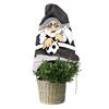Football Fan Winter Fleece Plant Cover, Black/White, 110 x 150 cm, 50 g/m² view 1