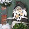 Football Fan Winter Fleece Plant Cover, Black/White, 110 x 150 cm, 50 g/m² view 2