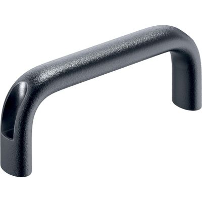HALDER 24300.0351 Bow Handle, W=26 mm / L1=132 mm, Black