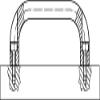 HALDER 24300.0351 Bow Handle, W=26 mm / L1=132 mm, Black view 3
