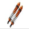 GPM Aluminum Front Spring Dampers for Traxxas Unlimited Desert Racer 4X4 (#85076-4), 135 mm, 2-Piece Set, Orange view 1