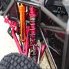 GPM Aluminum Front Spring Dampers for Traxxas Unlimited Desert Racer 4X4 (#85076-4), 135 mm, 2-Piece Set, Orange view 2