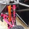 GPM Aluminum Front Spring Dampers for Traxxas Unlimited Desert Racer 4X4 (#85076-4), 135 mm, 2-Piece Set, Orange view 3